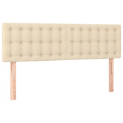 Testiera | Testata Crema 144x5x78/88 cm in Tessuto