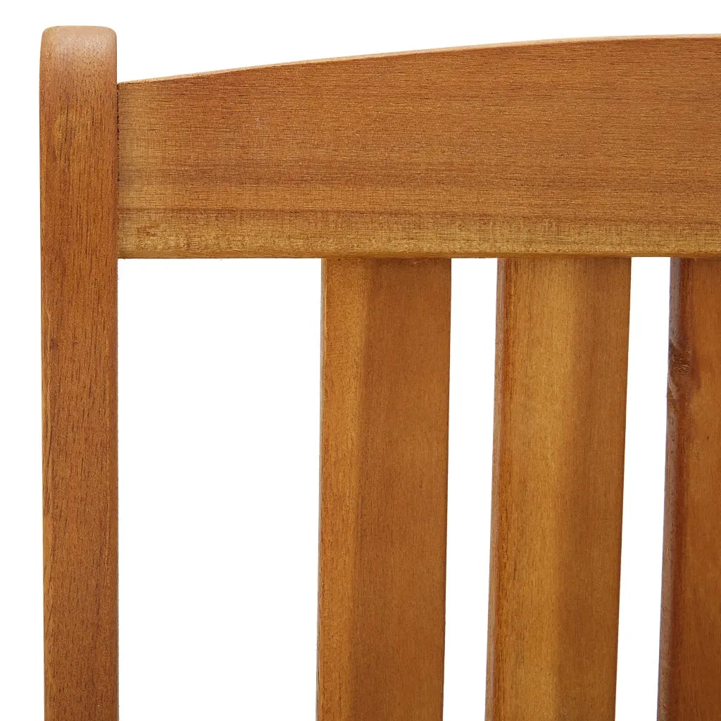 Sedie da Giardino con Cuscini 4 pz in Massello di Acacia 3061214