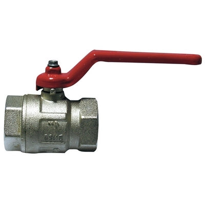 VALVOLA A SFERA FF C/LEVA ROSSA- 3/8 (DN 10) 50 bar/ 725 psi- ITAP- pezzi 1