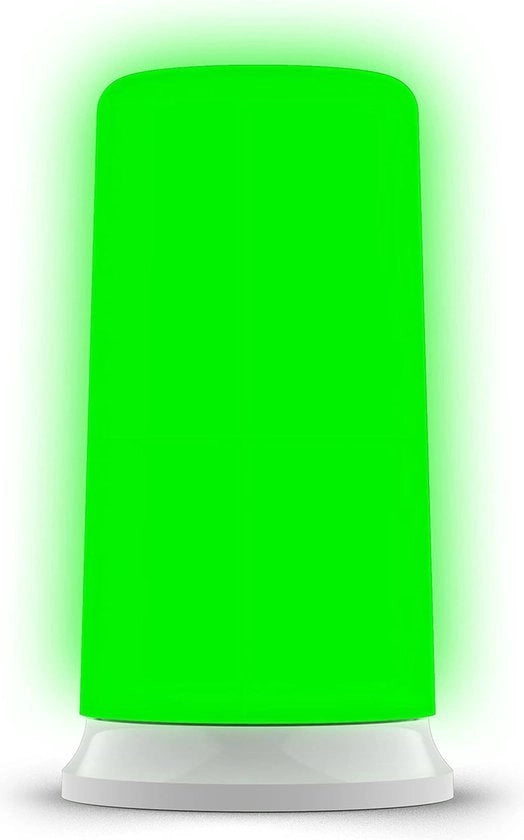 Lampada di terapia luminosa verde e bianca per l'ansia, la migrazione e l'insonnia - Modalità morbida bianco-rossa - Regolazione di luminosità - Sensore di tocco a impulso