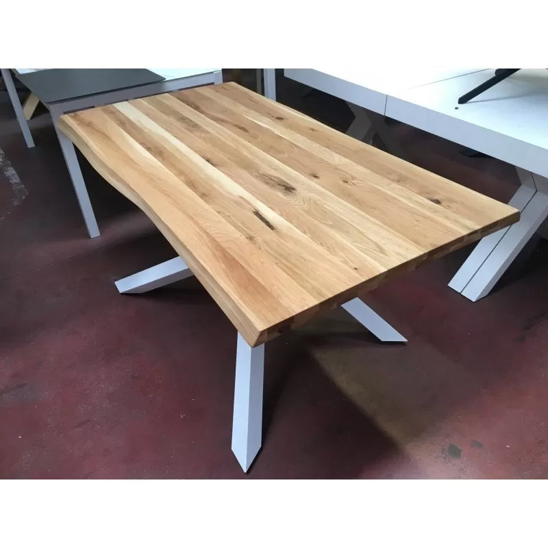 Tavolo big table fisso in rovere massello nodato spessore 6 cm. misura l.180 p.90 h.76 (1643) - Mobili 2G