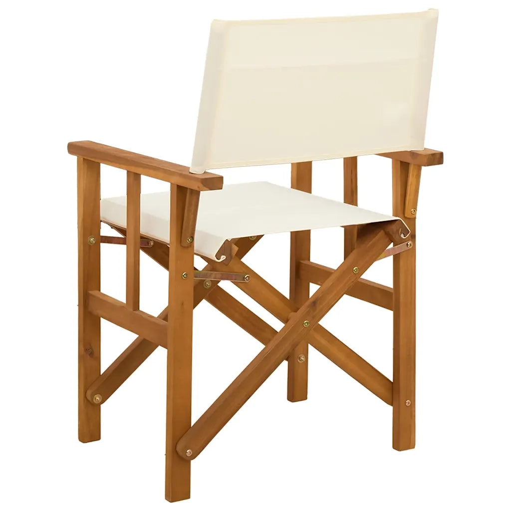 Sedia da Regista in Legno Massello di Acacia 45596
