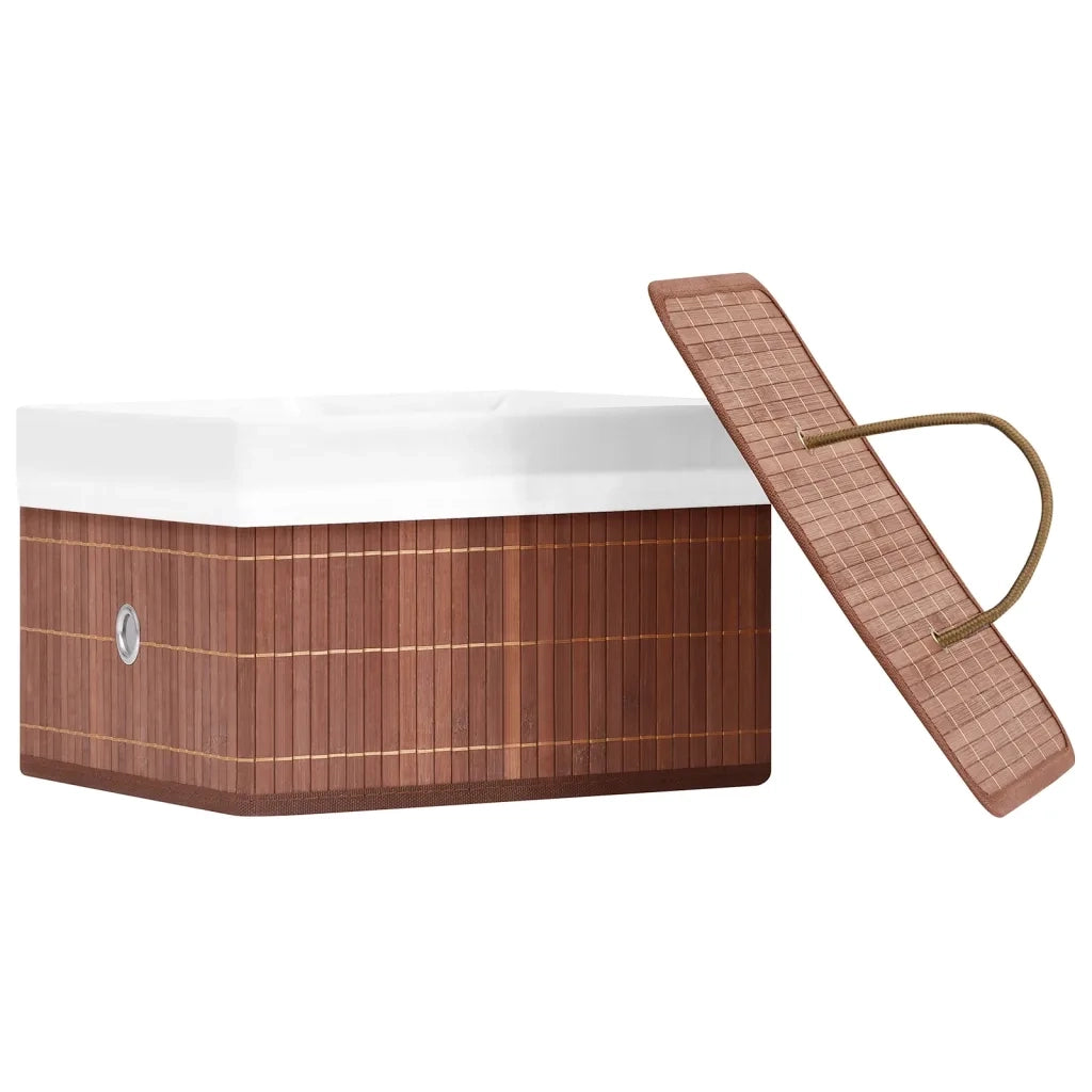 Scatole Portaoggetti 4 pz in BambÃ¹ Marroni cod mxl 39889