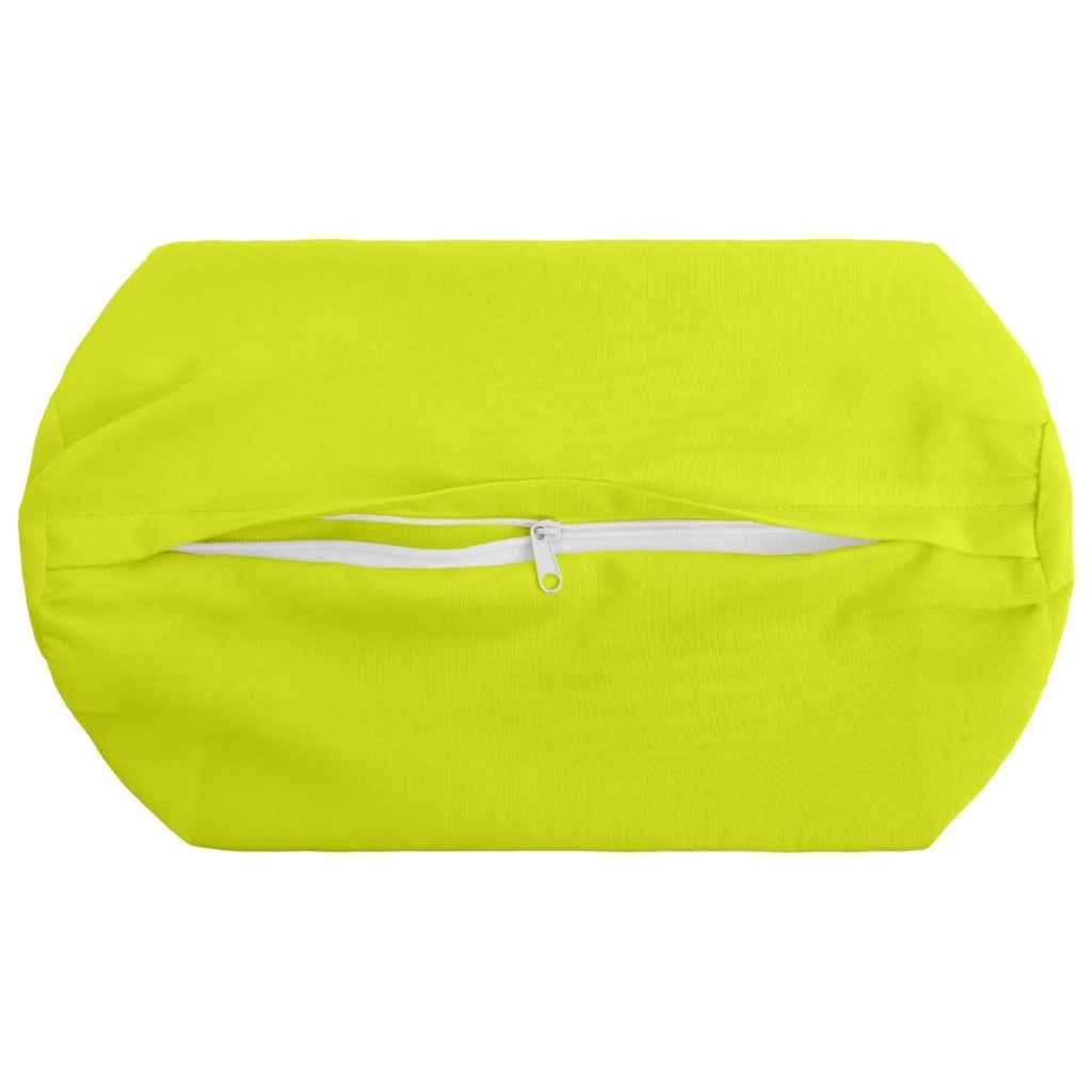 Federa 6 pcs HEERLEN Verde brillante. Ø 15 x 40 cm Poliestere 923316