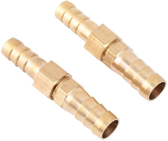 Reduttore a Barbetta Rossa - Pezzi di Connettore per Tubi - 8mm-12mm - Connettori - Materiale Resistente - Adatto per Giardino e Irrigazione