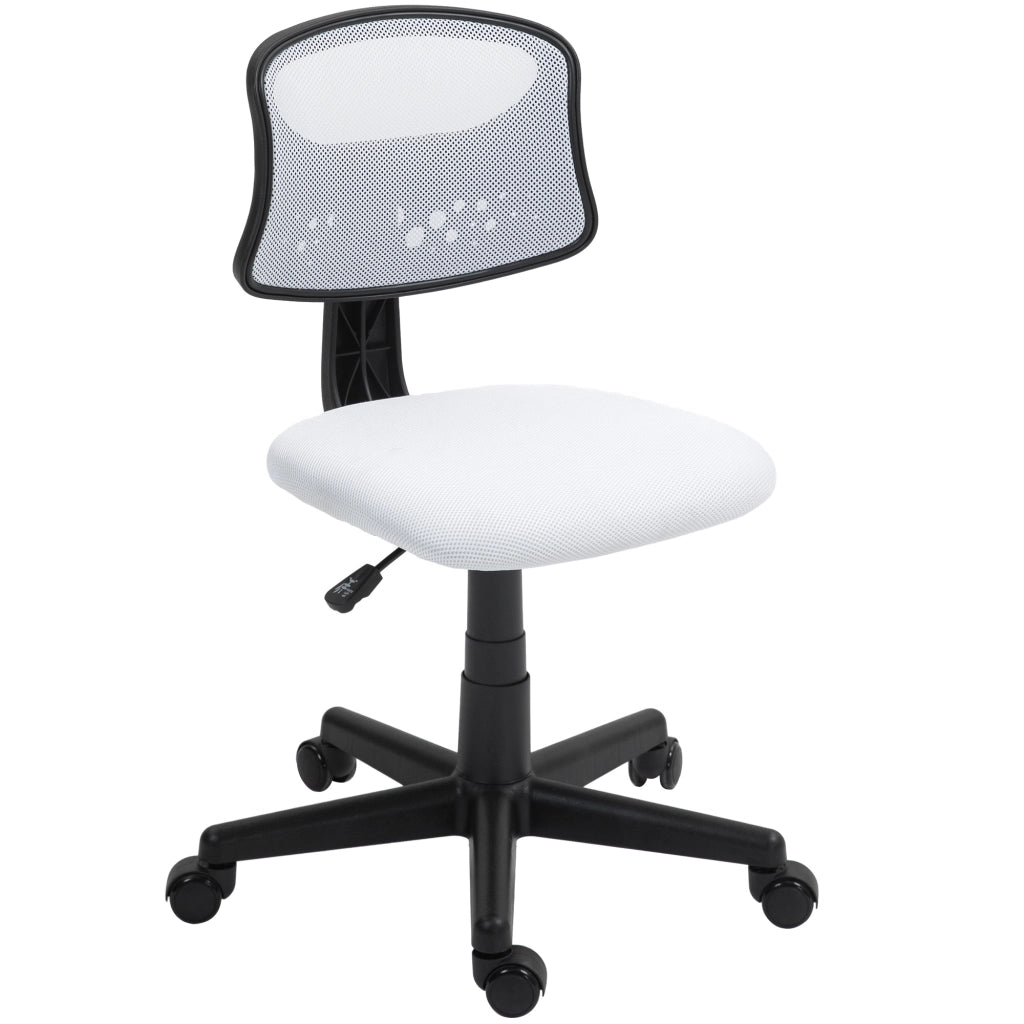 Sedia da ufficio girevole con schienale in rete ¨C zephmum ¨C bianco