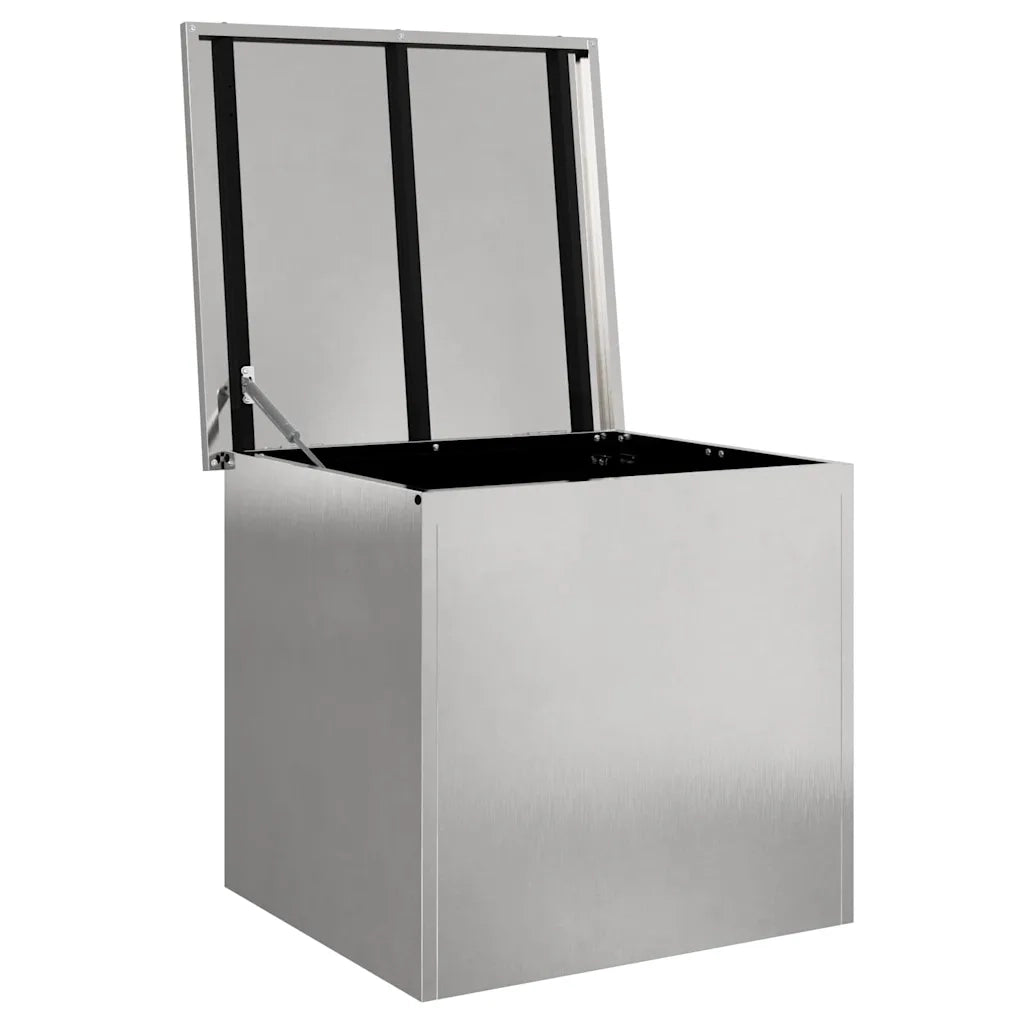 Scatola di Stoccaggio Esterno Argento 55 x 50,5 x 50 cm Acciaio 874578