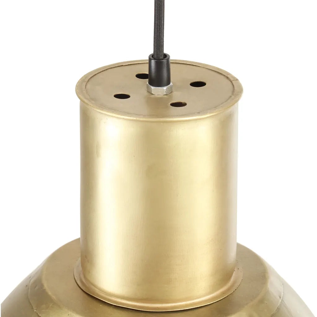 Lampada a Sospensione 25 W Ottone Rotonda 28,5 cm E27 cod mxl 64339