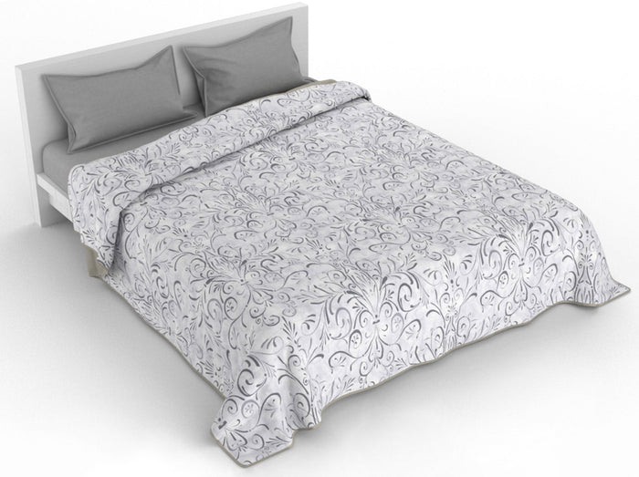 Trapuntino Matrimoniale 100gr con Stampa in Microfibra Ornato