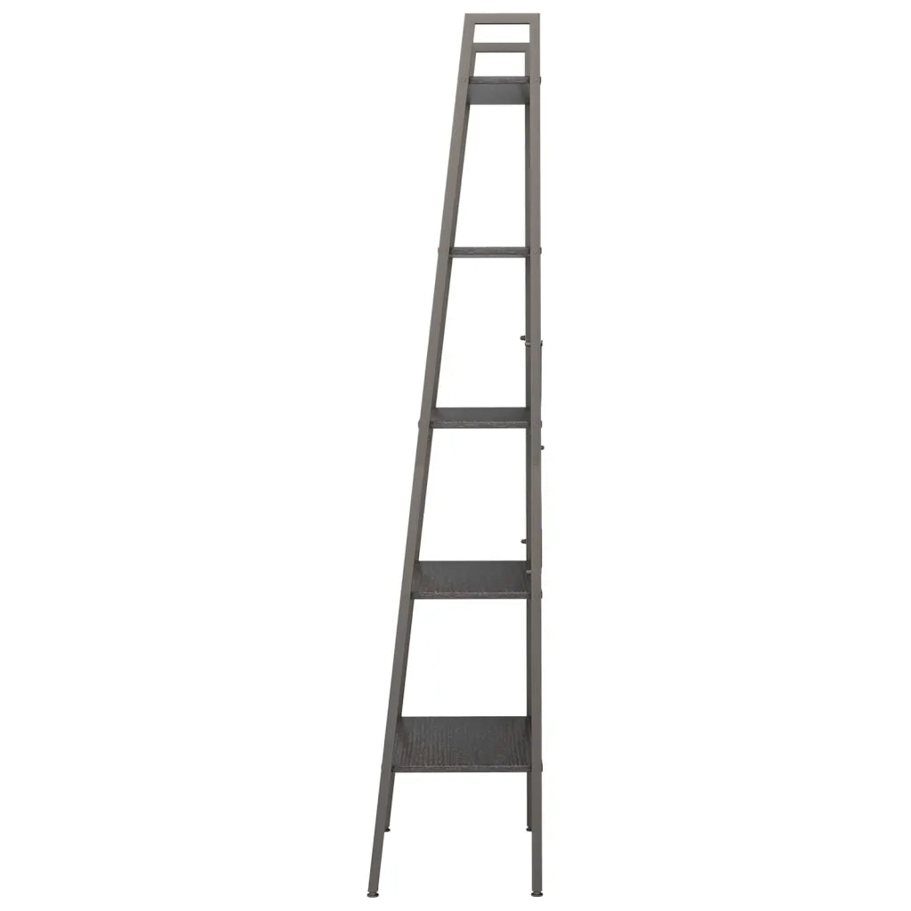 Scaffale Autoportante con 5 Ripiani Nero 56x35x174 cm cod mxl 33755