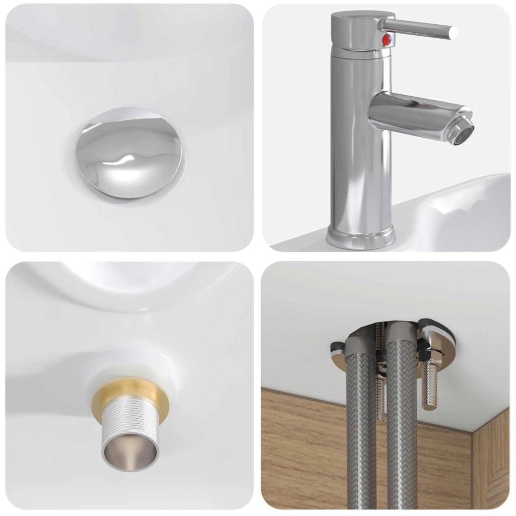 Set di mobili per il bagno 2 pz Rovere Artigianale 3404063