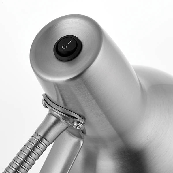 Lampada da scrivania Amalfi Endon nichel satinato USB GU10 7W