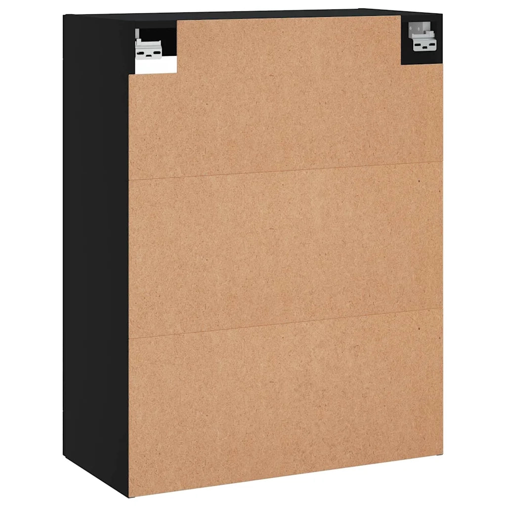 Armadietto a Muro | Mobile a Parete Nero 69,5x34x90 cm
