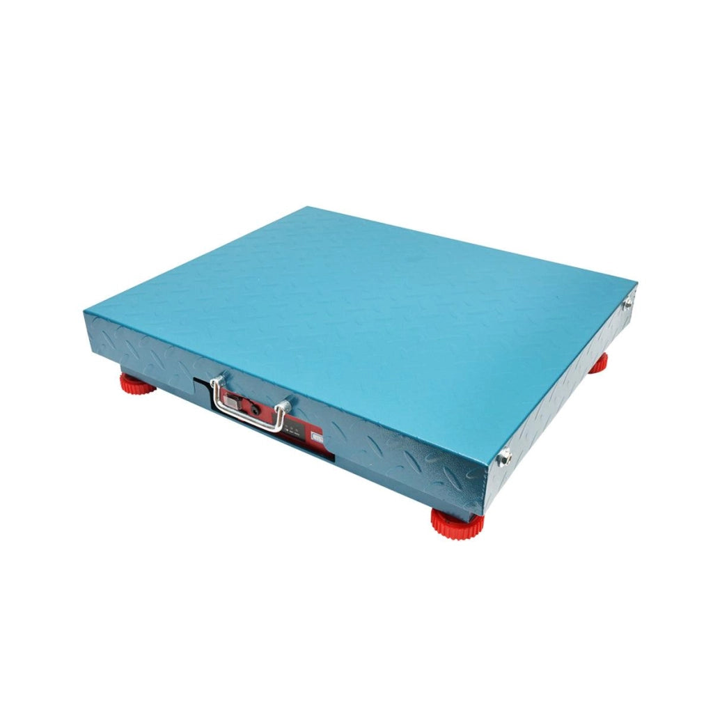 Bilancia Elettronica da Pavimento, Piattaforma 700 kg, Display LCD WIFI Senza Fili, Metallo, 500 x 600 x 155 mm, Batteria Ricaricabile