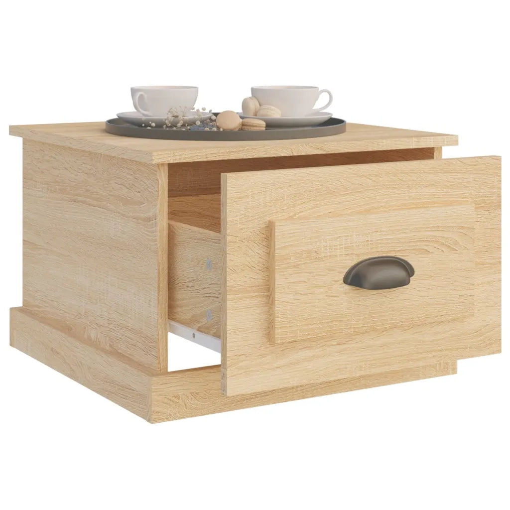 Tavolino da salotto | Tavolino da caff¨¨ | Tavolino da Soggiorno Rovere Sonoma 50x50x35 cm Legno Multistrato