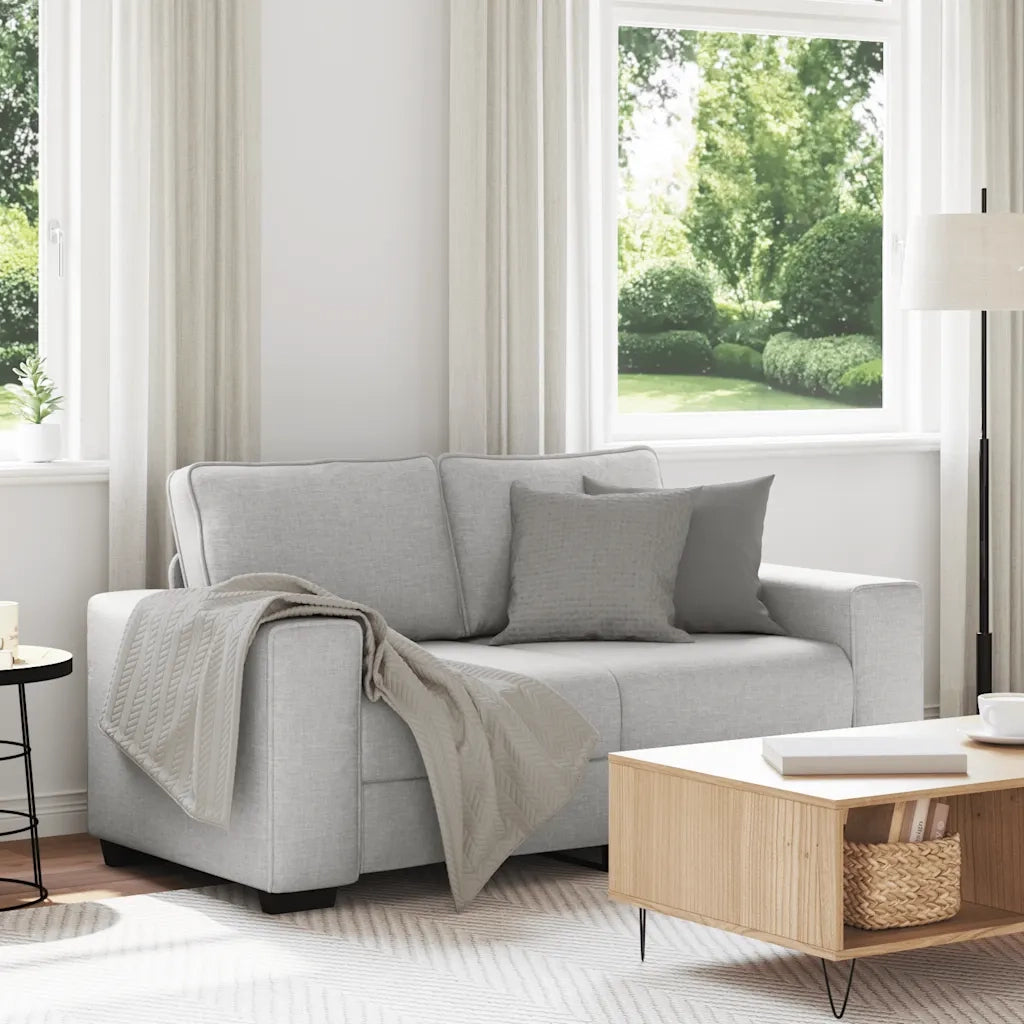 Divano a 2 Posti-Sofa 2 Posti Grigio Nuvola 120 cm in Tessuto 694292