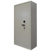 Armadio blindato certificato a 2 ante battenti grigio cm. 100x50x195h con serratura certificata EN 1300 Classe A