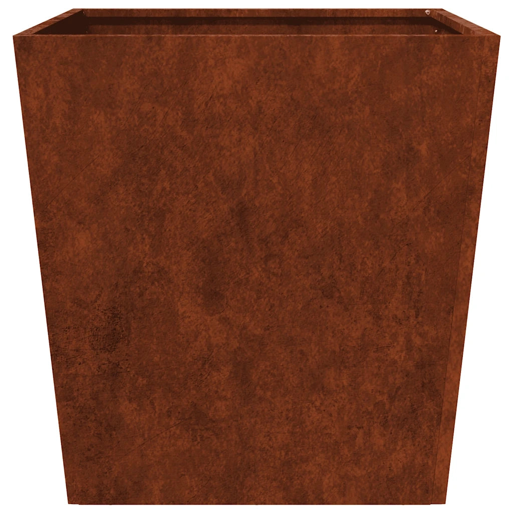 Fioriera da Giardino 50x50x50 cm in Acciaio Corten 851078