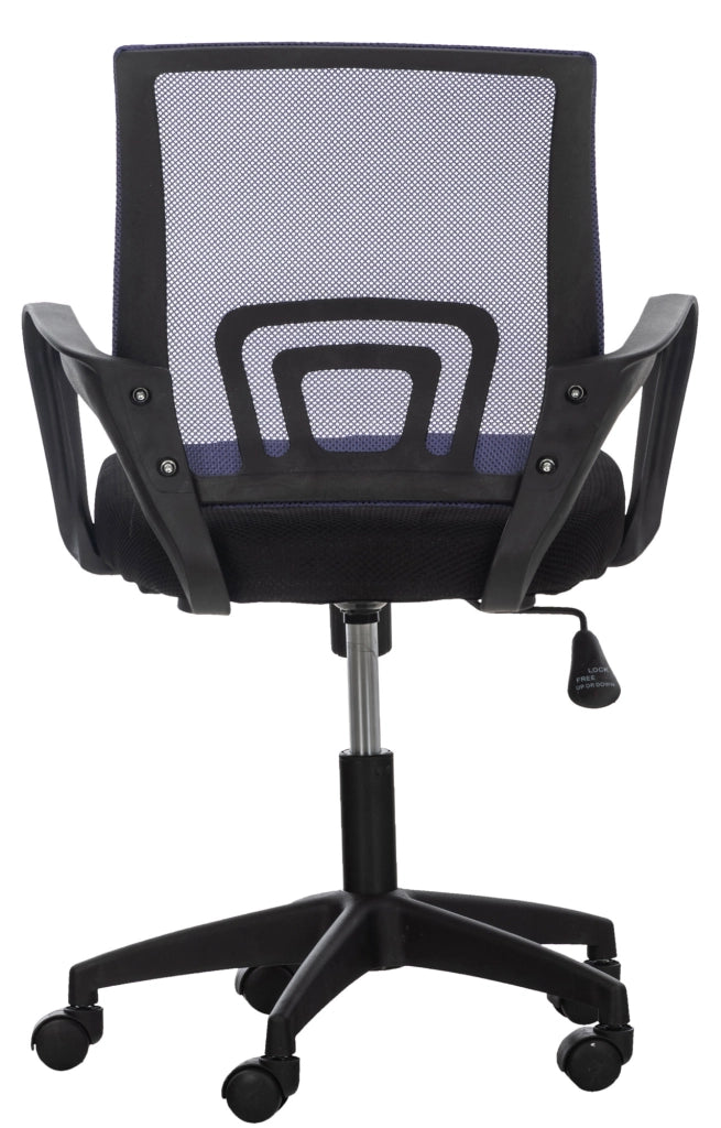 Sedia da ufficio Auburn con ruote viola