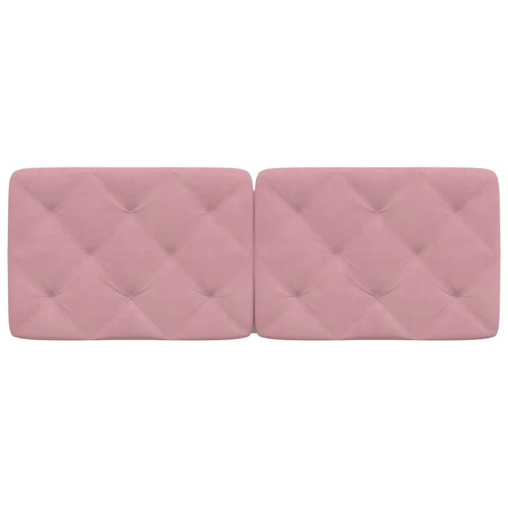 Cuscino Testiera Rosa 120 cm in Velluto CFW5240528