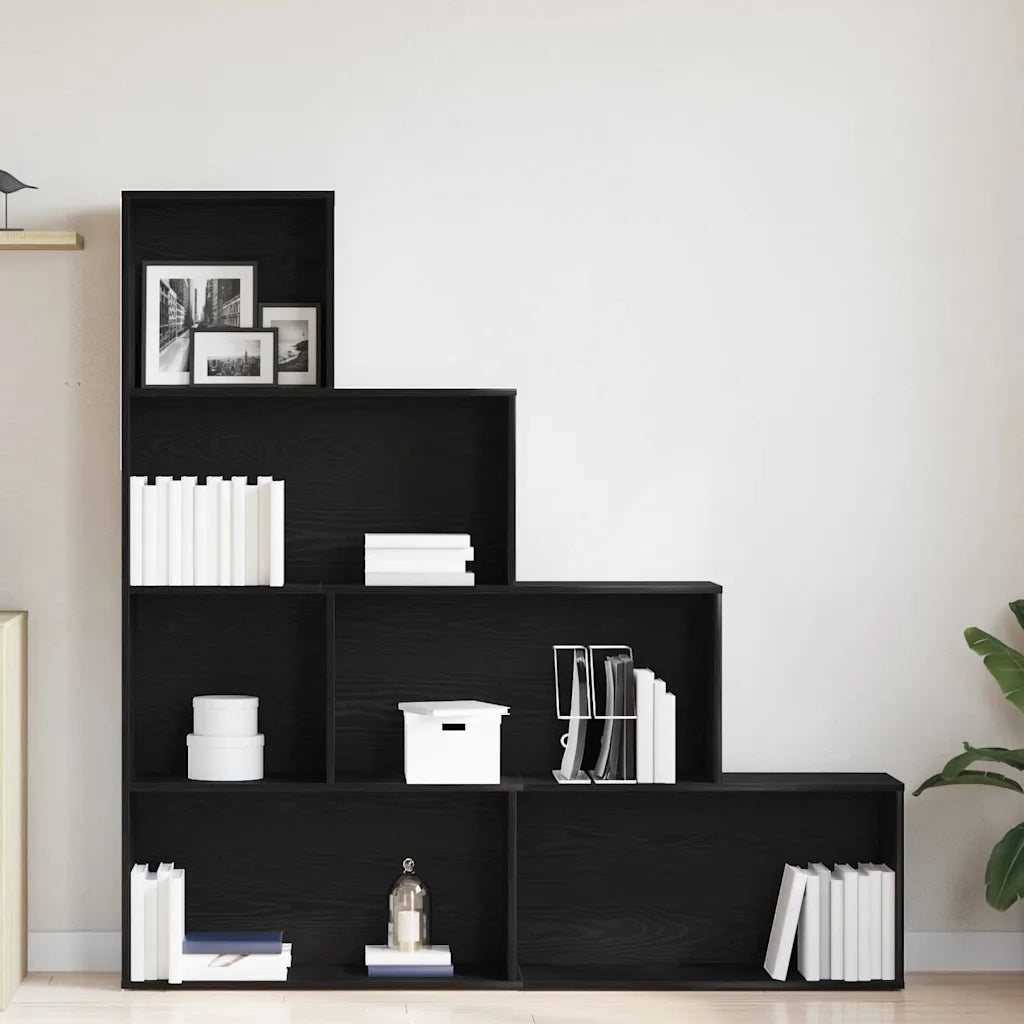 Armadio per Libri Rovere Nero 155 x 24 x 160 cm 862441