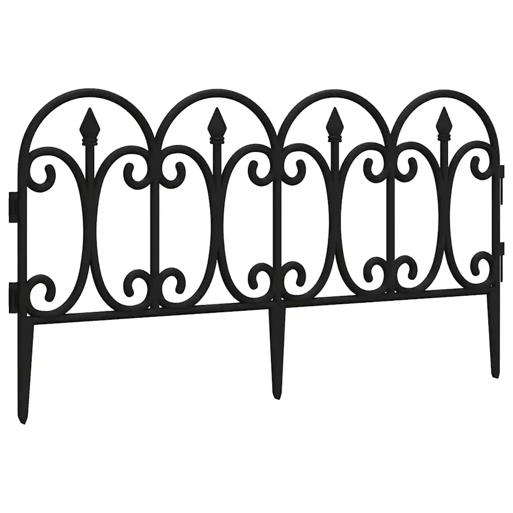 Bordi per Prato 17 pz Neri 10 m in PP CFW9190613