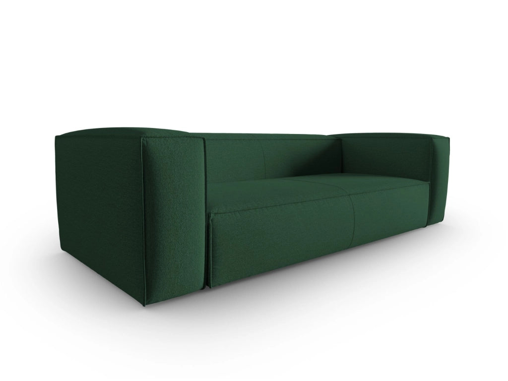 Cosmopolitan Design - Divano "Mackay" 4 posti in velluto strutturato verde 