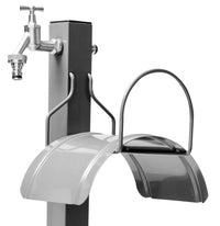 Fontana da Esterno Portatubo e Rubinetto in Acciaio Agrati Grigio