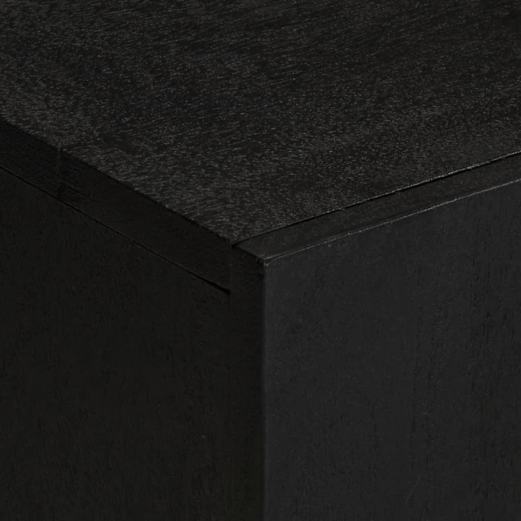 Mobile porta TV con pratico contenitore 105 x 33 x 46 cm stile industriale legno ingegnerizzato nero 02_0057717