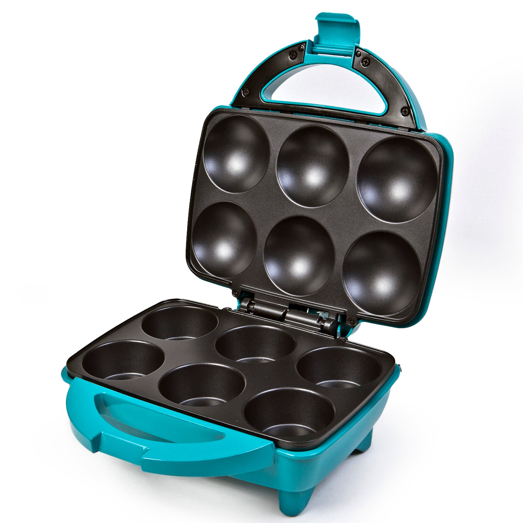 SOGO Macchina per Preparare Cupcake 6 Porzioni – Non Stick, Riscaldamento Rapido, Facile da Pulire, 700W, Senza Forno, Ricette Incluse