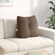 Cuscino per Schiena Marrone 45 x 24 x 50 cm Tessuto 42014358