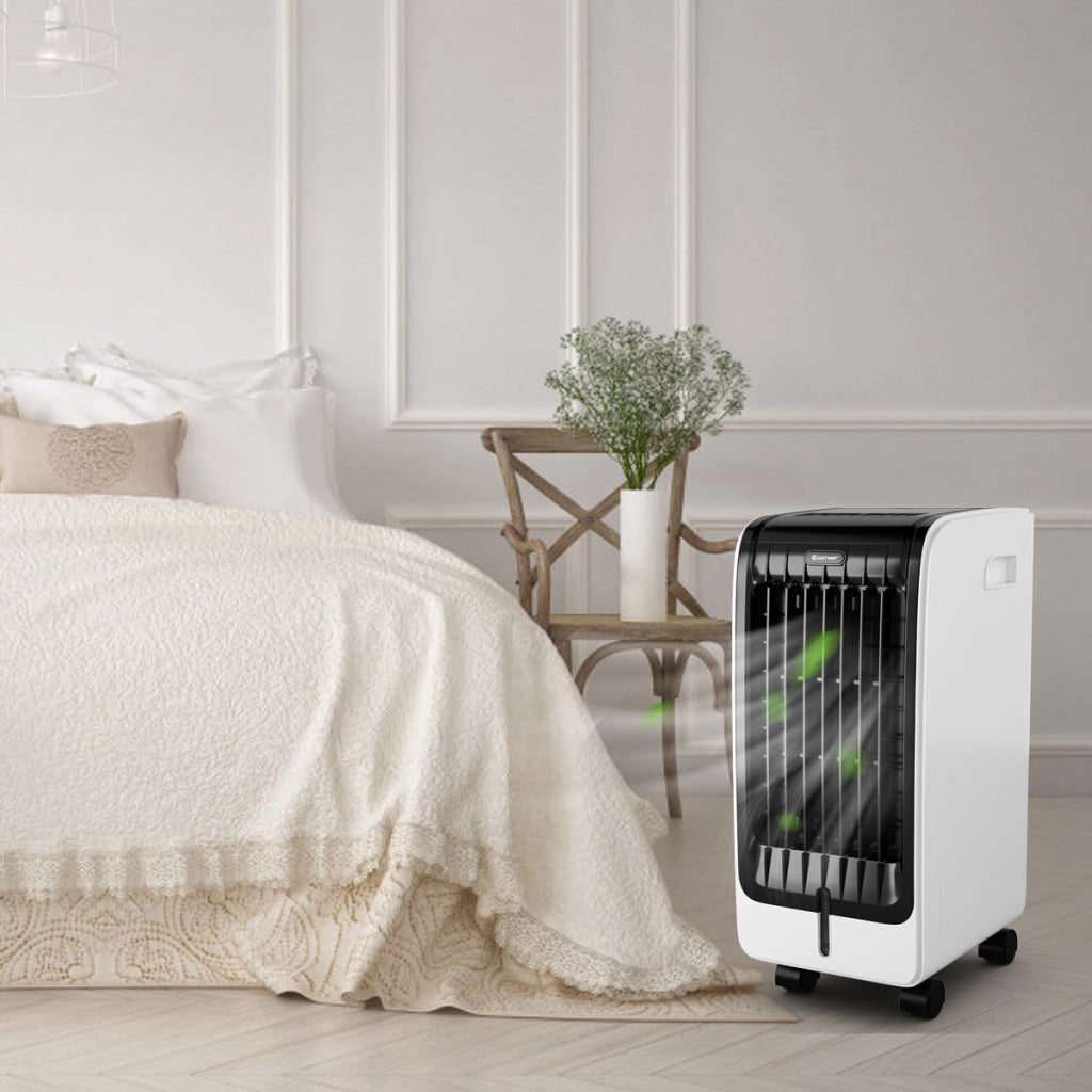 Ventilatore portatile con 3 velocit¨¤, Ventilatore con schermo LCD telecomando e funzione timer