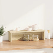 Mensola da cucina-Scaffale da Cucina Impilabile Rovere Sonoma 50x15x16 cm