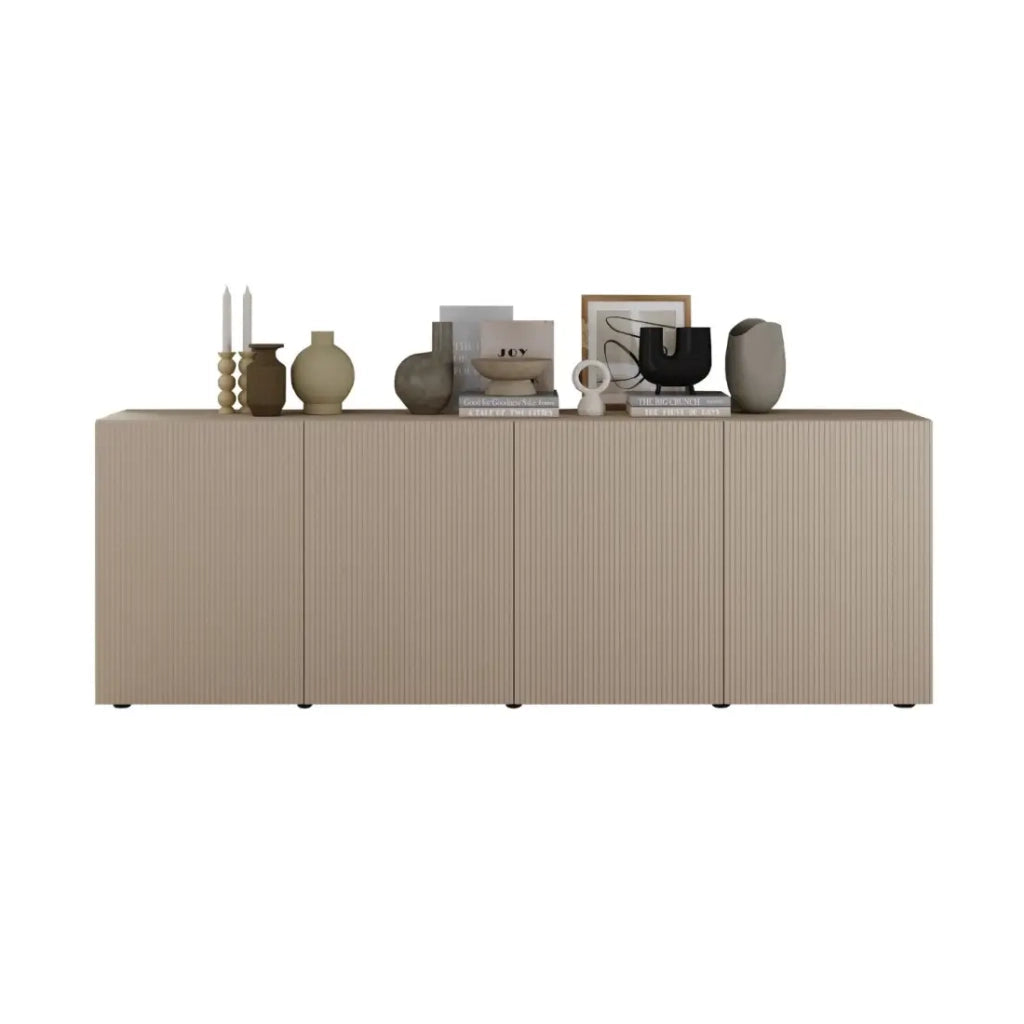 Buffet SCENA – 241×84×42 cm – 4 porte – Cashmere