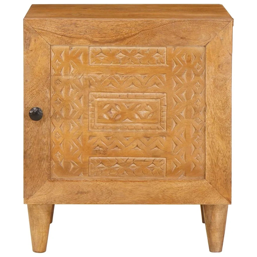 vidaXL Comodino 2 pcs Marrone chiaro 40 x 33 x 46 cm