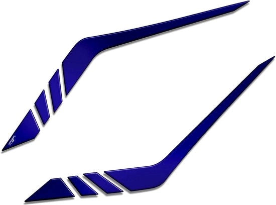 Sticker 3D Protezione Tank Lato Yamaha Tracer 900 Tech Nero 2018-2019 - Sticker Resina Impatto Sticker Nero Notte