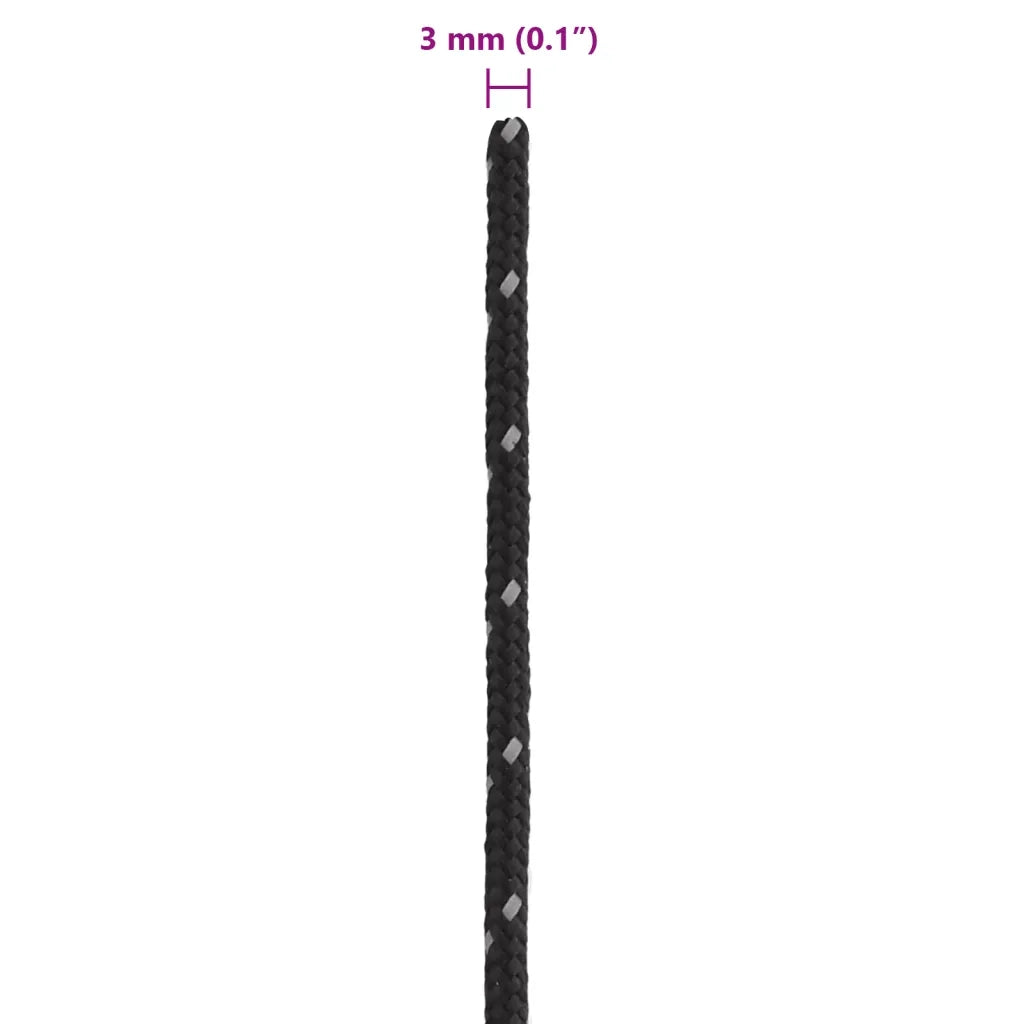 Corda Tenda con Strisce Riflettenti e Chiavi 50 m 3 mm CFW4847933