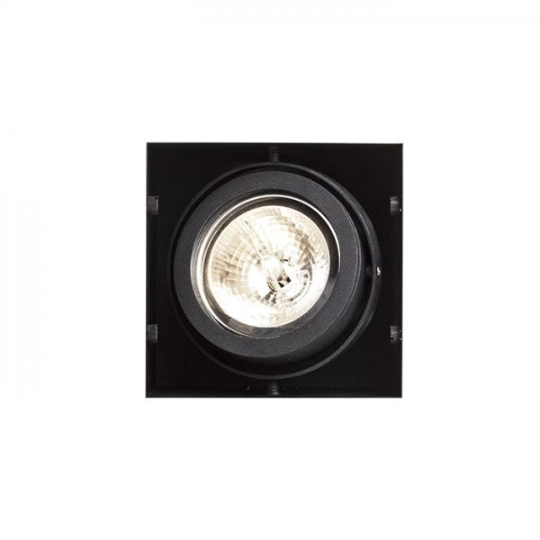 Faretto ELECTRA I nero 12V G53 50W