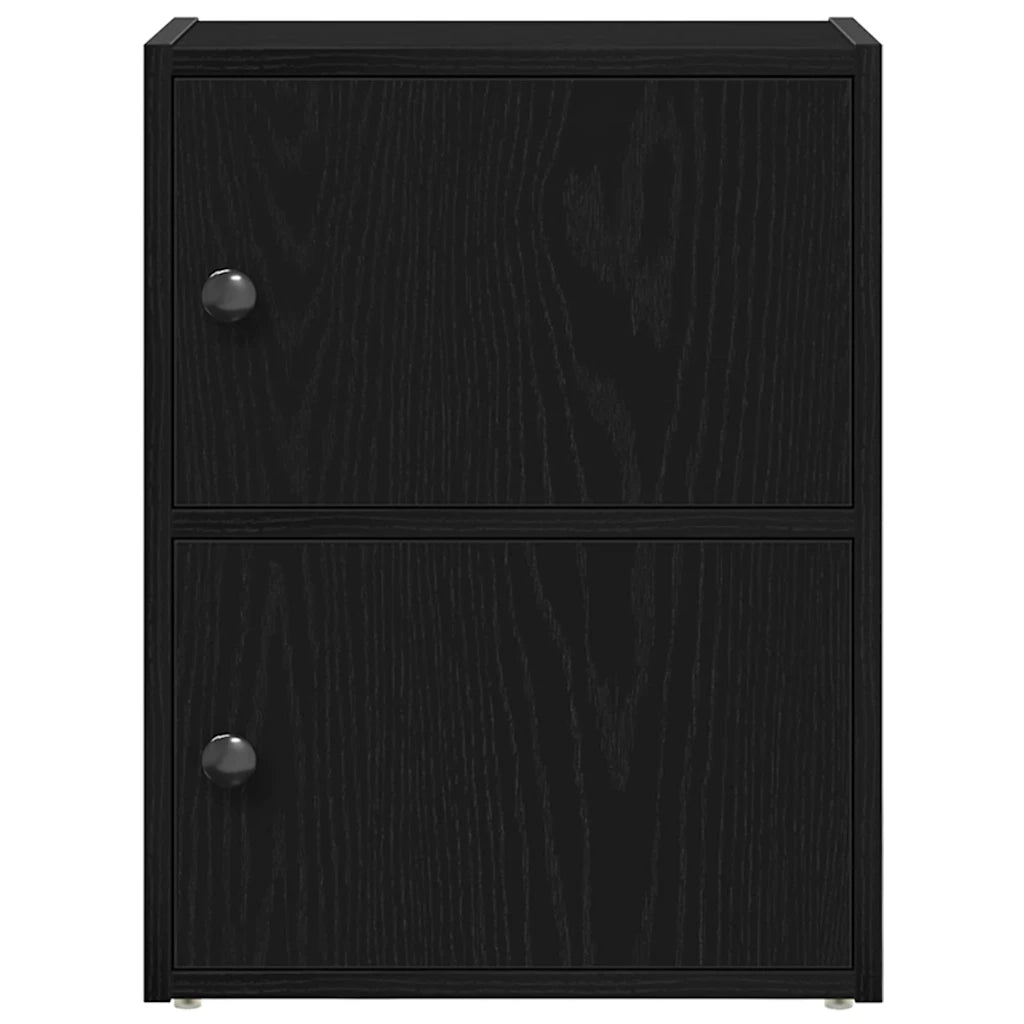 Libreria Rovere Nero 40x24x52 cm in Legno Multistrato 860356
