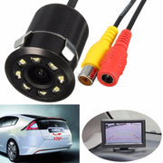 Trade Shop - Telecamera Retromarcia Retrocamera Auto Camper Suv 9 Led Con Filo Colori Lm-728t -