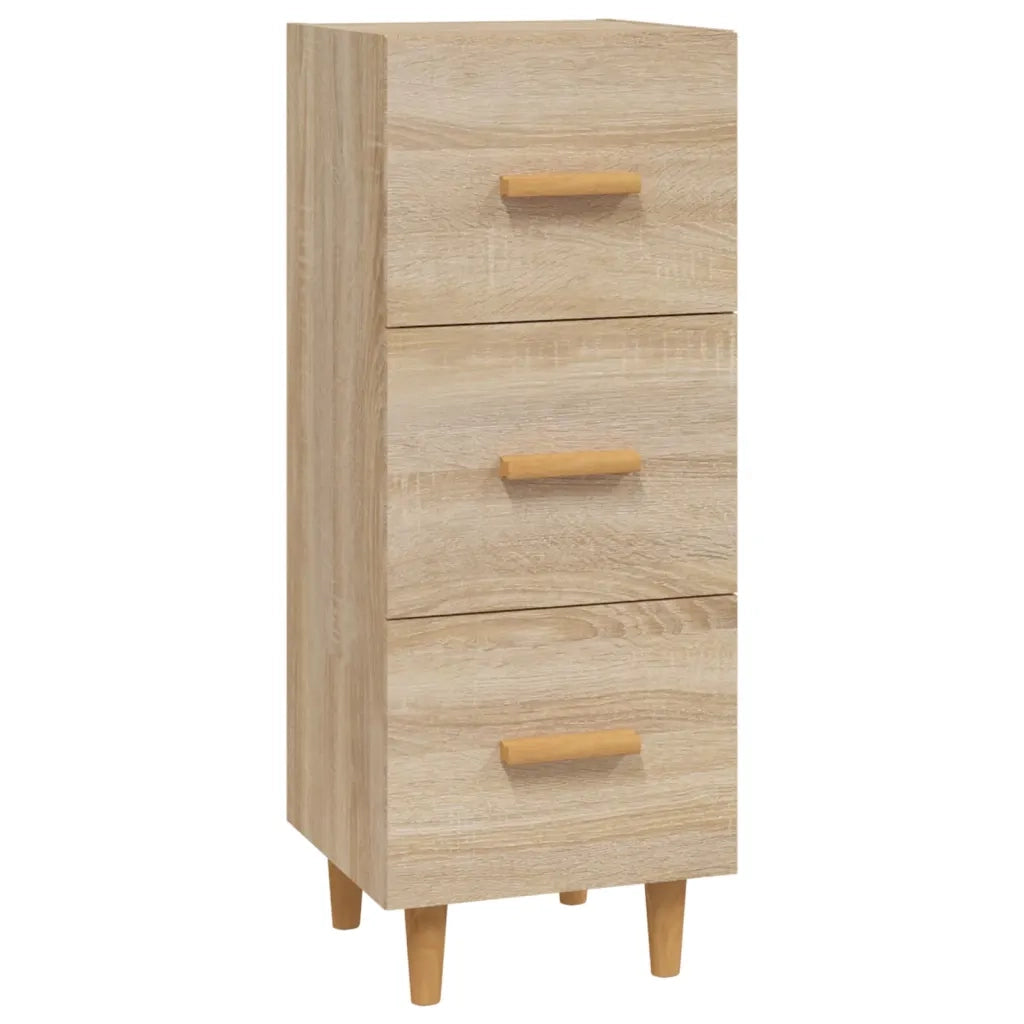 Credenza Rovere Sonoma 34,5x34x90 cm in Legno Multistrato 812342
