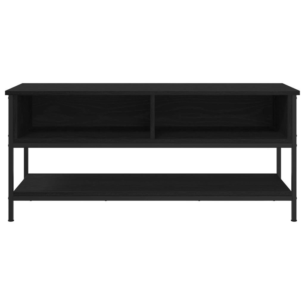 Set mobile TV Rovere Nero 100 x 35 x 45 cm Legno multistrato 862930