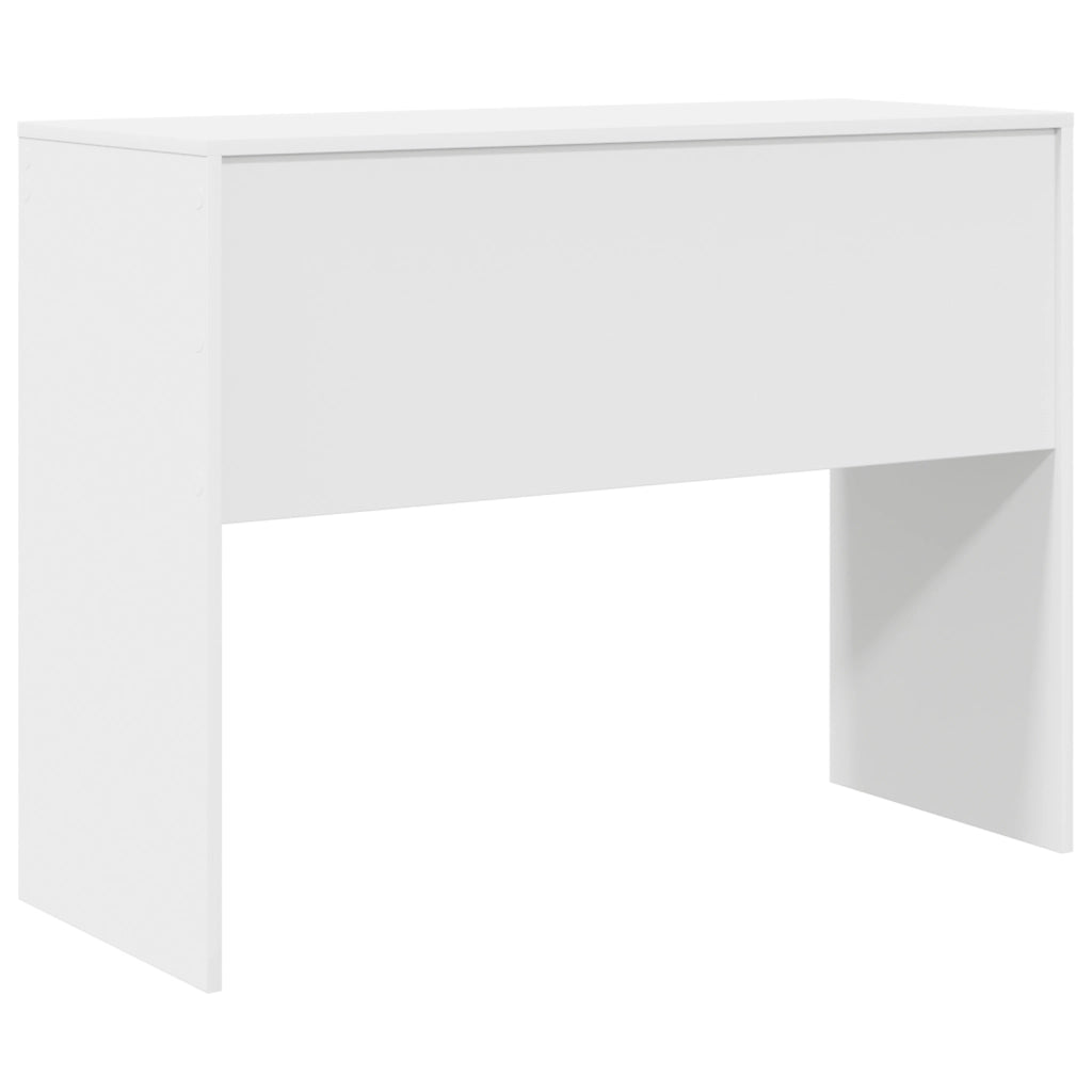 Scrivania da scrittura Bianca Truciolare Media Semplice