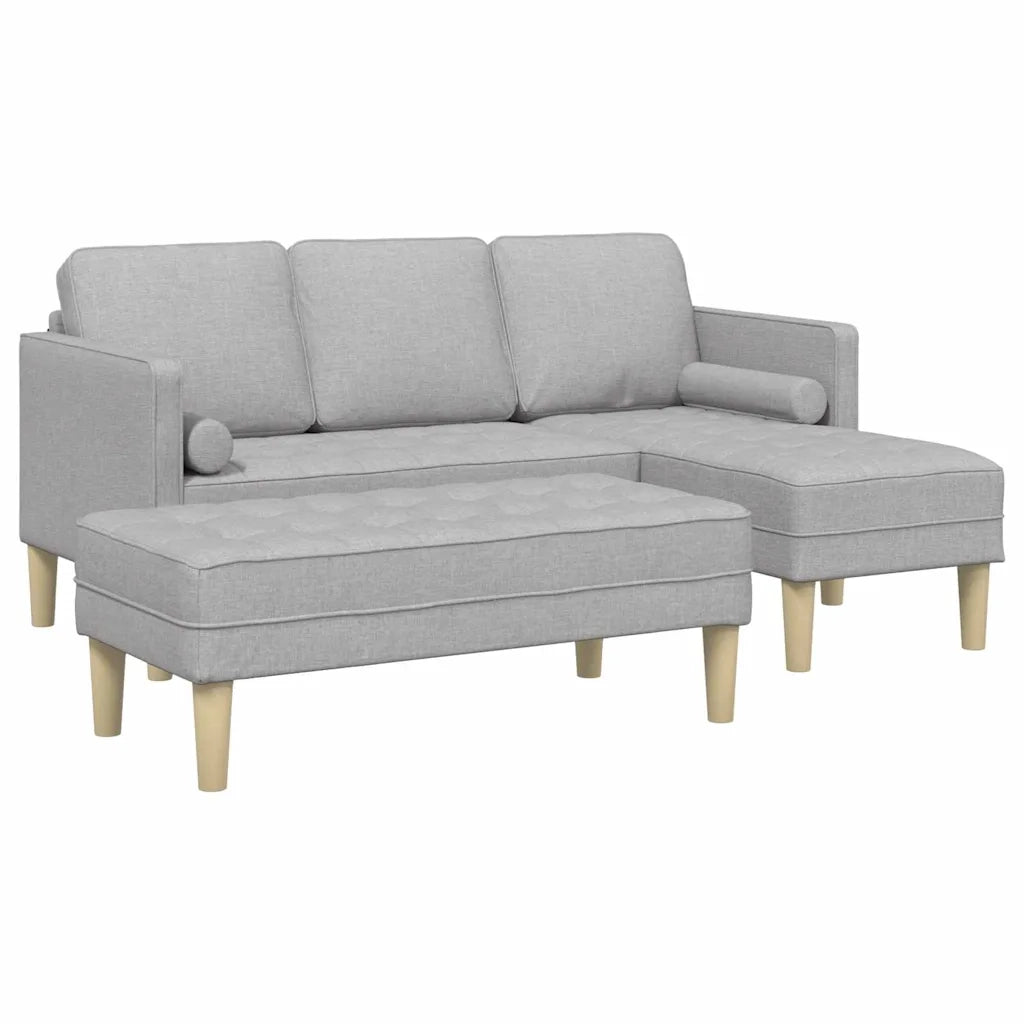 Set di divani 2 pcs Grigio Nuvola 173 x 131 x 67 cm Poliestere 3329261