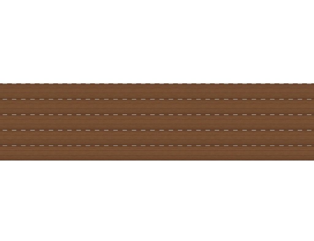 KIT STECCHE AGGIUNTIVE PER TAPPARELLA IN PVC 'TORINO' cm 173x27,5h, Conf. 5 pezzi - Col. Legno K1 - MADE IN ITALY
