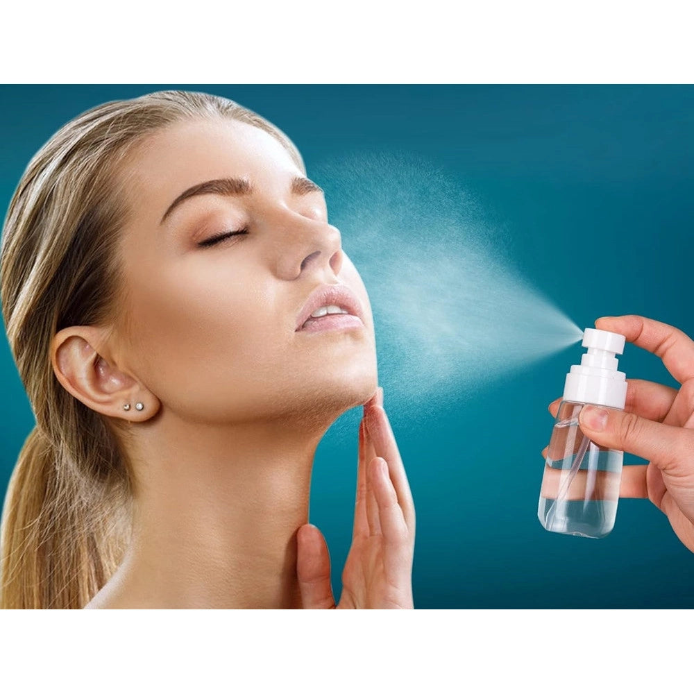 Trade Shop - Set 2pz Bottiglia Spray Da Viaggio Vuota Boccetta Trasparente Profumo 60ml 79399 -