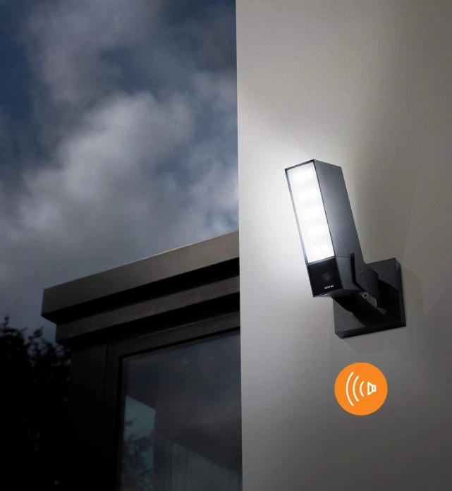 Telecamera esterna intelligente e connessa con sirena NOC-S-Pro Netatmo - Nera