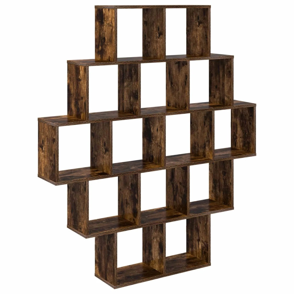 Scaffale da parete Rovere Fumo 120 x 20 x 136 cm 8012160