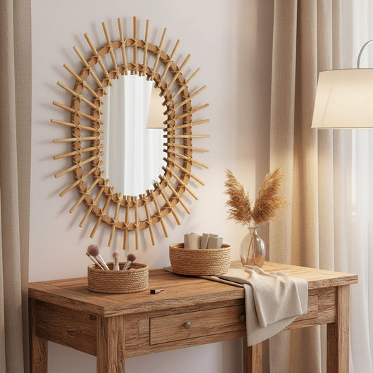 Specchio Da Parete Boho 57cm Qdj5749