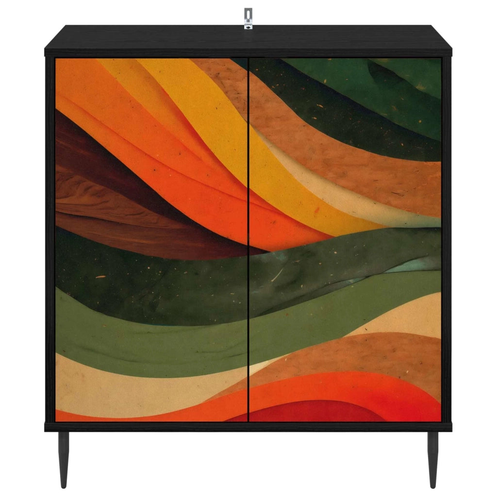 Credenza BONN Rovere Nero 69 x 33 x 76 cm Legno ingegnerizzato 8006941